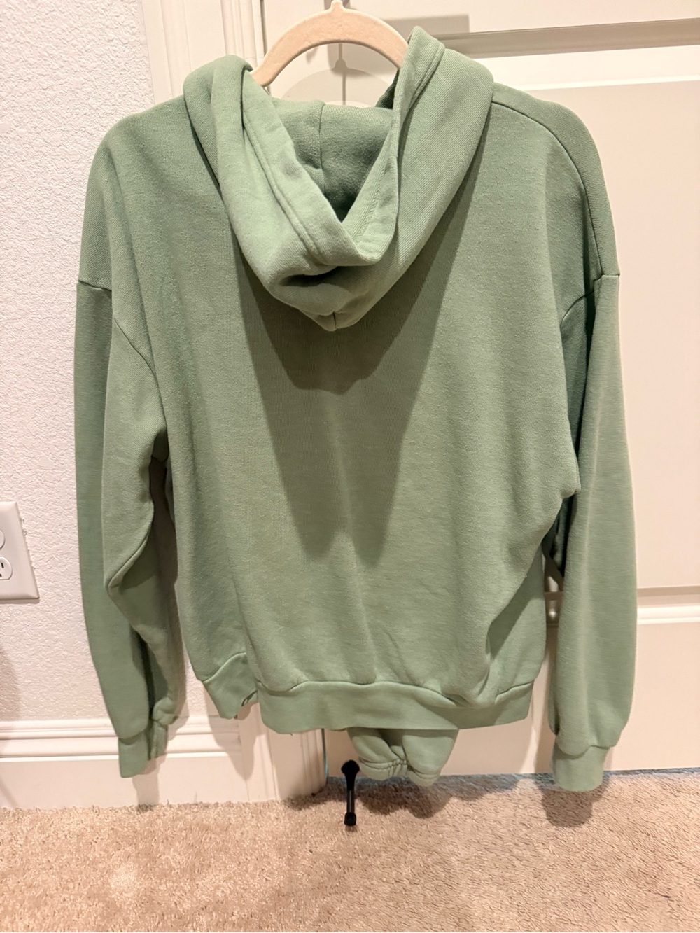 Aviator Nation Sage Green Hoodie Sweatpants SET both XS - Picture 6 of 6